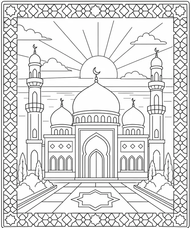Halal Islamic Colorings