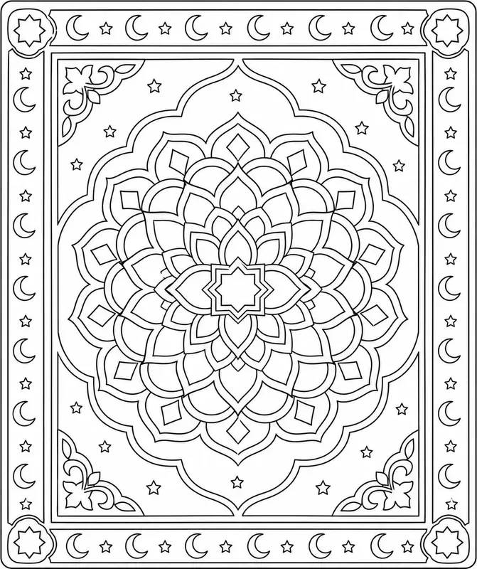 Halal Islamic Colorings