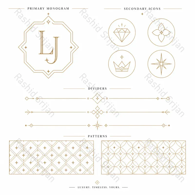 Luxury Brand Identity Kit Logo Assets