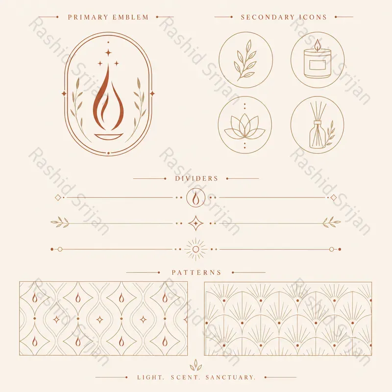 Luxury Brand Identity Kit Logo Assets