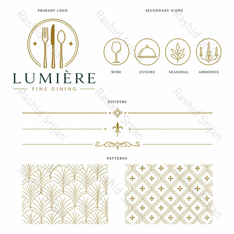 Luxury Brand Identity Kit Logo Assets