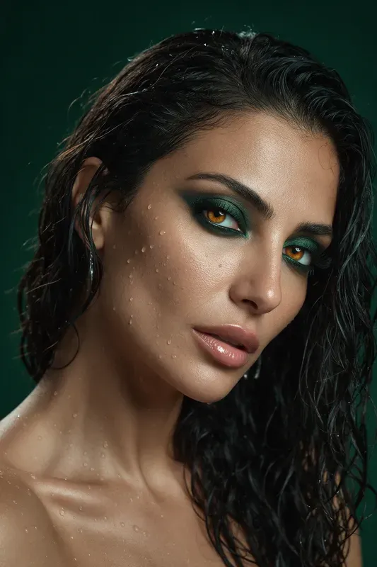 Wet Look Beauty Editorials