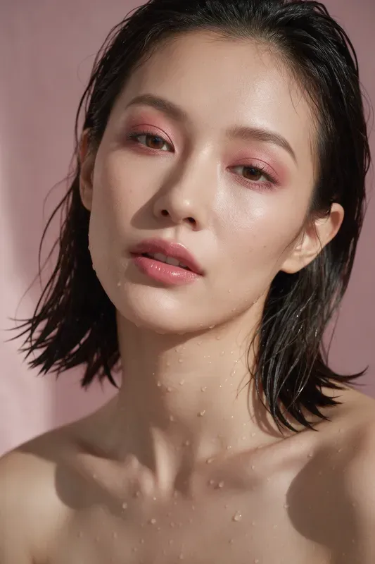 Wet Look Beauty Editorials