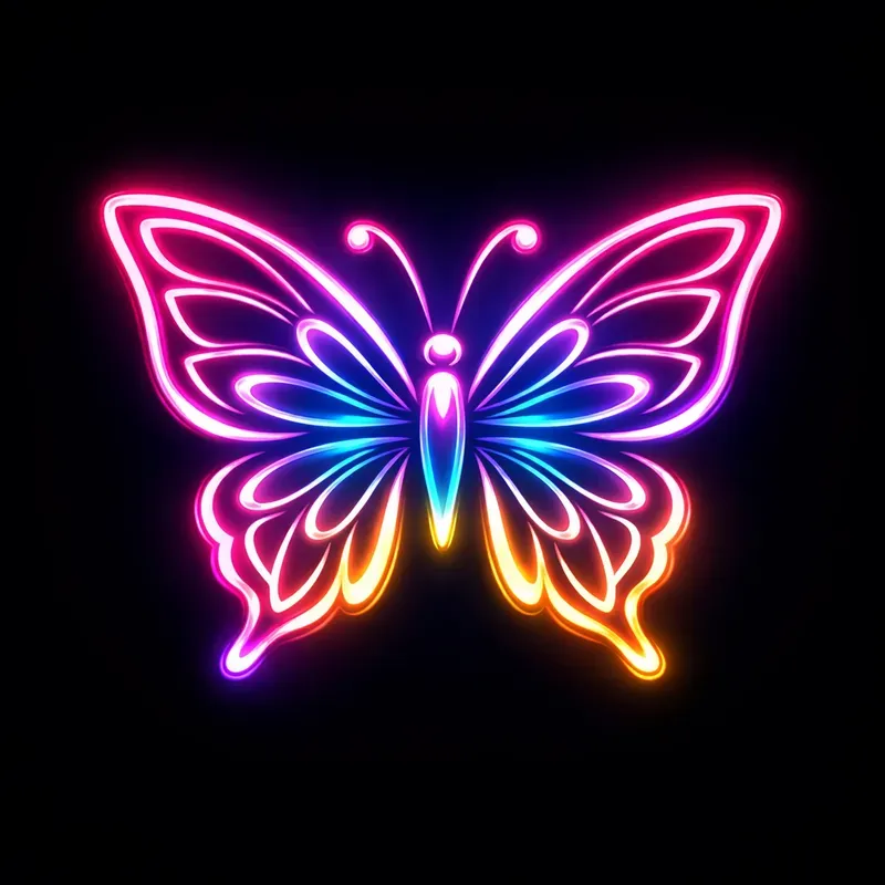 Vibrant 3D Neon Icon Generator