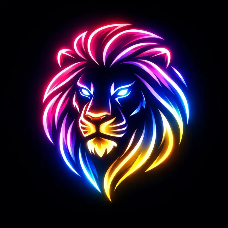 Vibrant 3D Neon Icon Generator