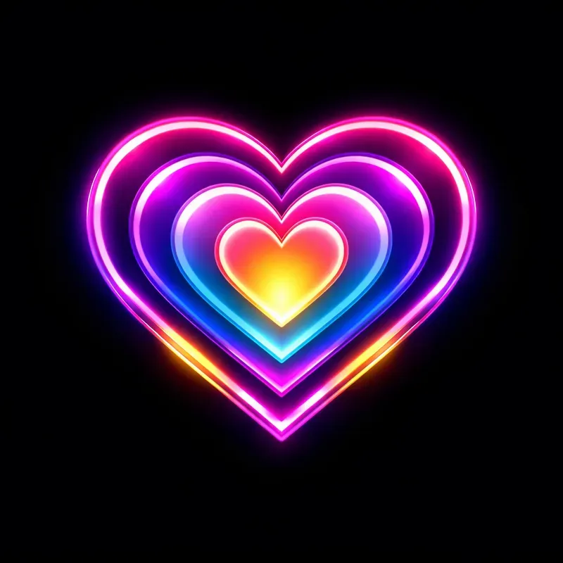 Vibrant 3D Neon Icon Generator
