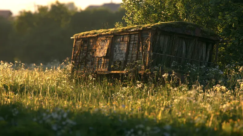 Abandoned Trains Art Generator