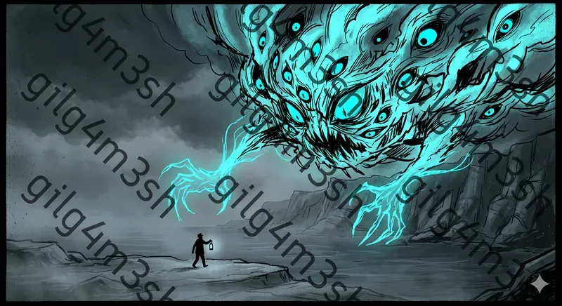 Looming Menace Storybook Art