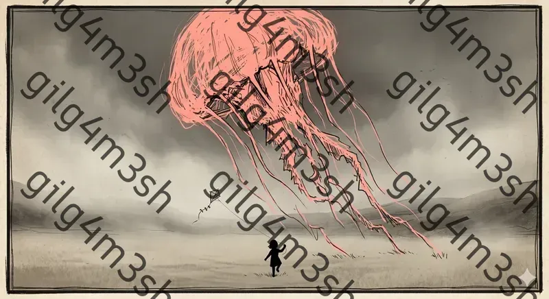 Looming Menace Storybook Art