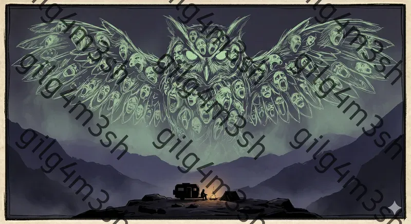Looming Menace Storybook Art