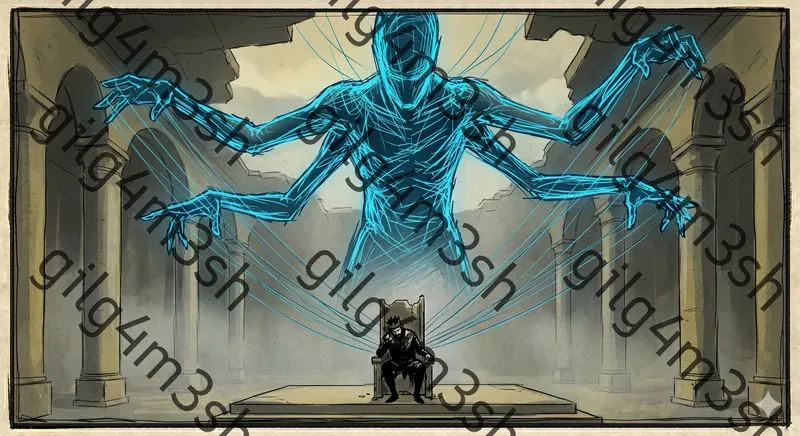 Looming Menace Storybook Art