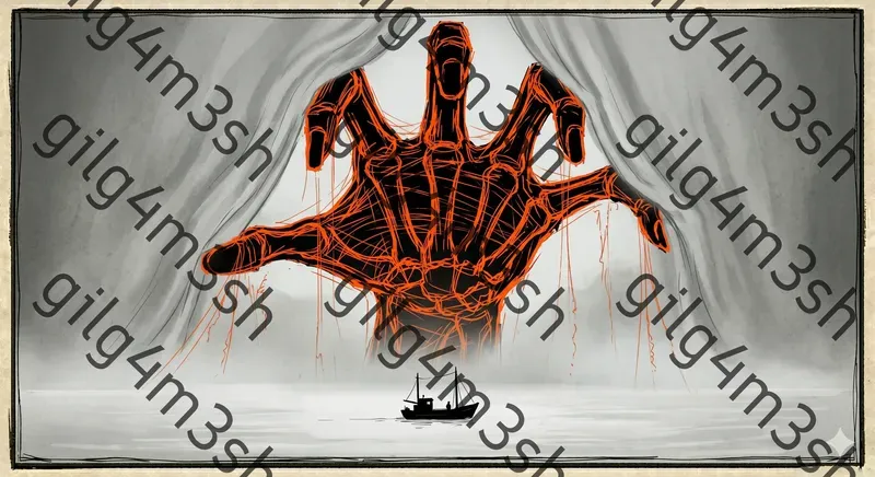 Looming Menace Storybook Art