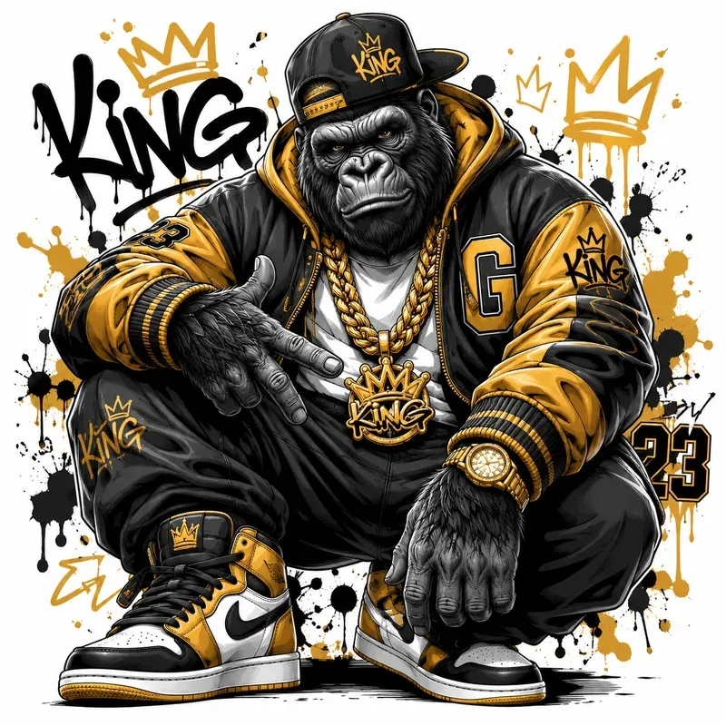 Street Pop Cartoon Tee Designs