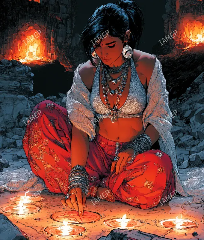 Mystical Ritual Illustrations