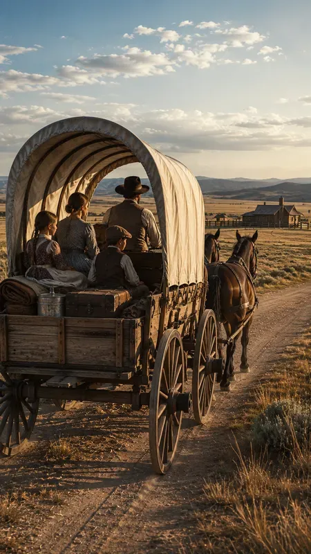 Photorealistic Far West Cowboy Lives