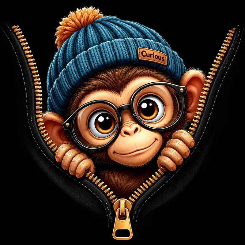 Cute Zipper Peek Character Generator