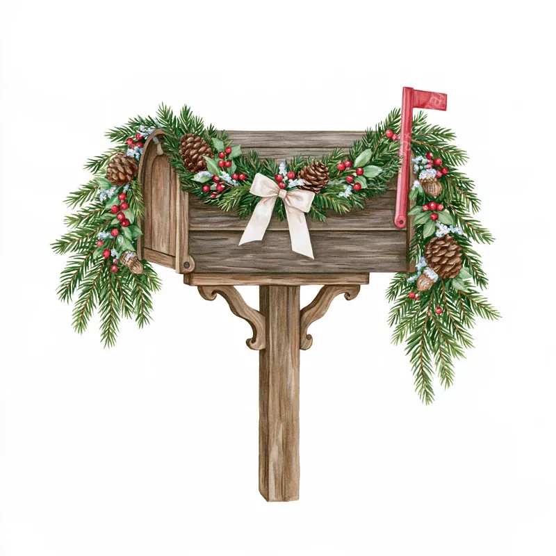 Woodland Christmas Watercolor Cliparts
