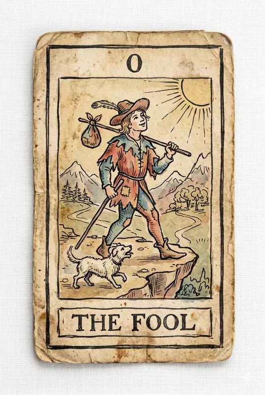Antique Handdrawn Gypsy Tarot Cards
