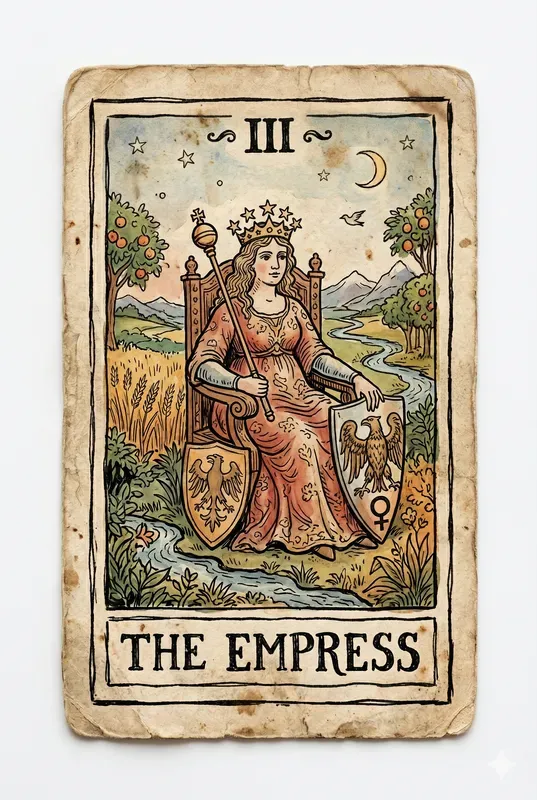 Antique Handdrawn Gypsy Tarot Cards