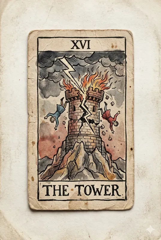 Antique Handdrawn Gypsy Tarot Cards