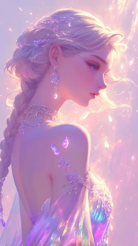 Iridescent Fashion Fantasy Characters