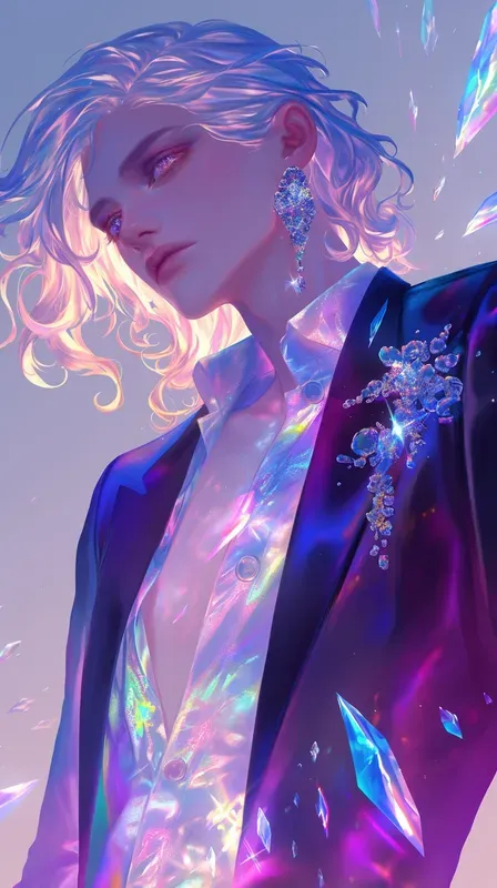 Iridescent Fashion Fantasy Characters