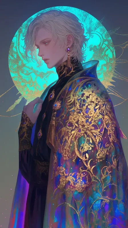 Iridescent Fashion Fantasy Characters