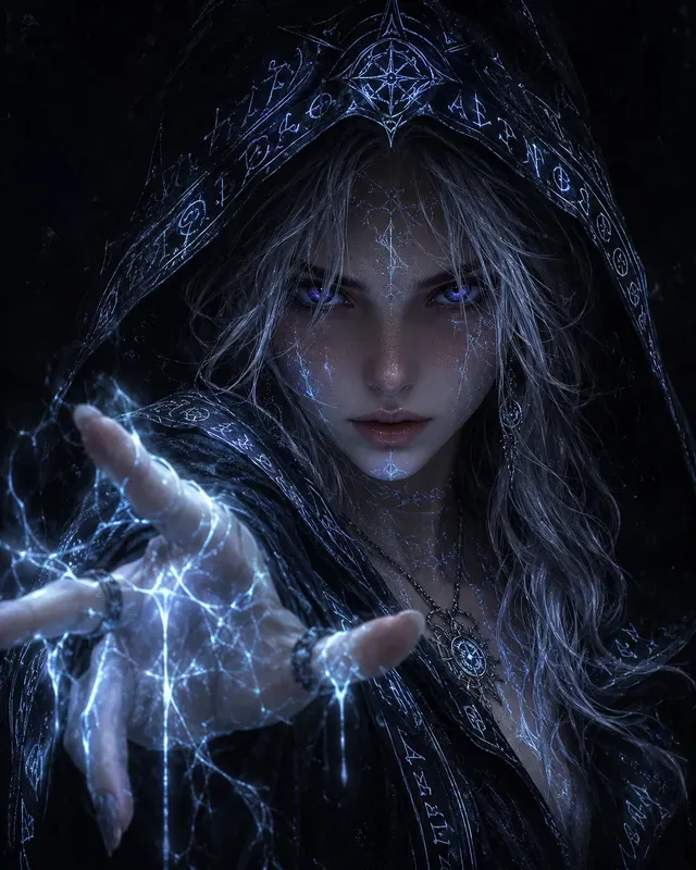 Frostbound Sorcerer Portraits