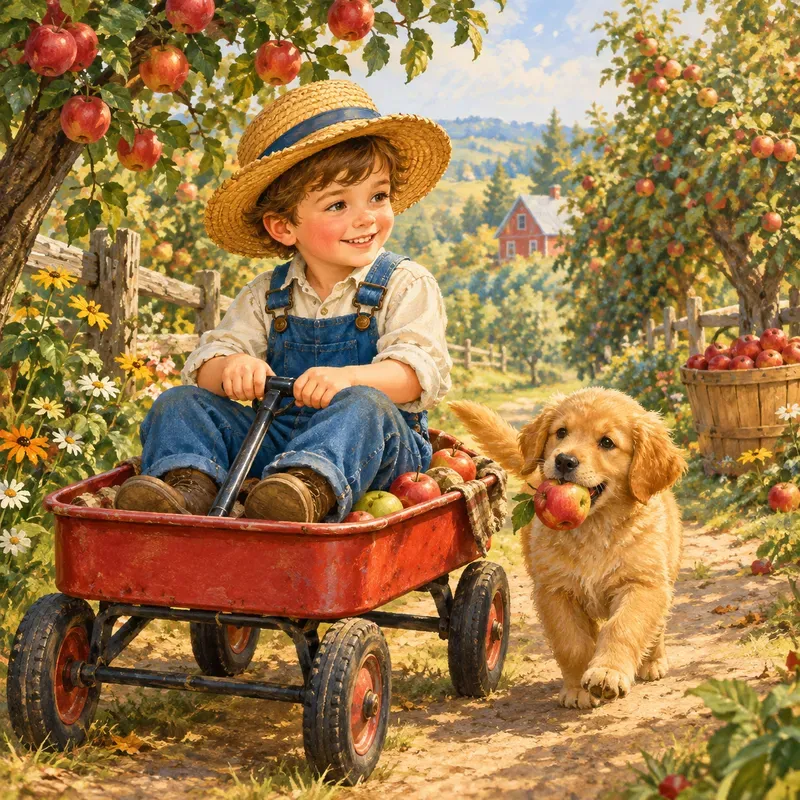 Vintage Garden Storybook Scenes