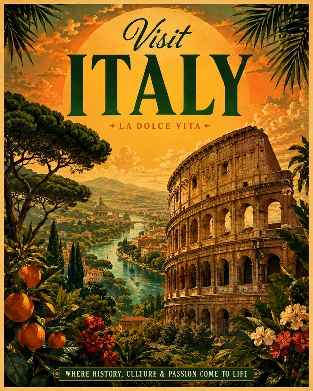 Vintage Travel Poster Makers