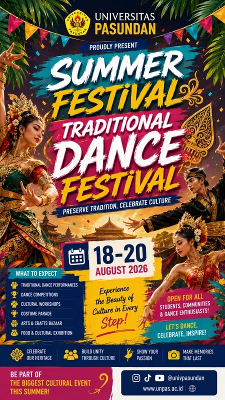 University Summer Festival Posters