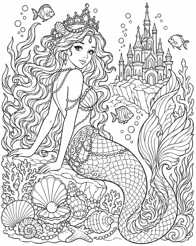 Intricate Line Art Coloring Page Creators
