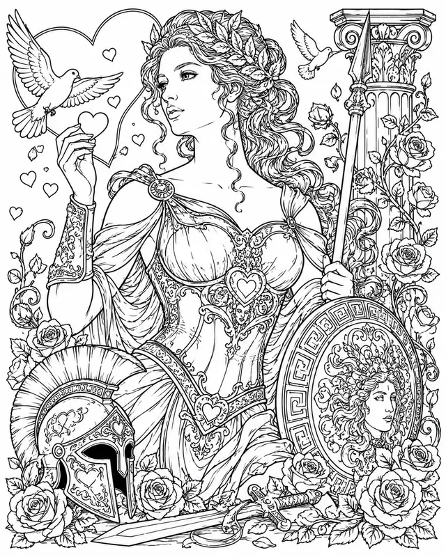 Intricate Line Art Coloring Page Creators