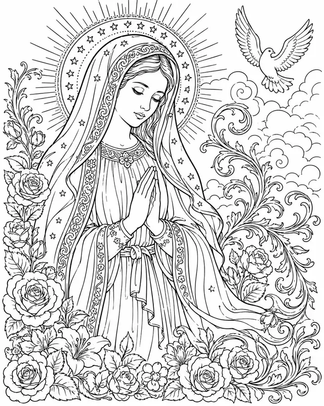 Intricate Line Art Coloring Page Creators