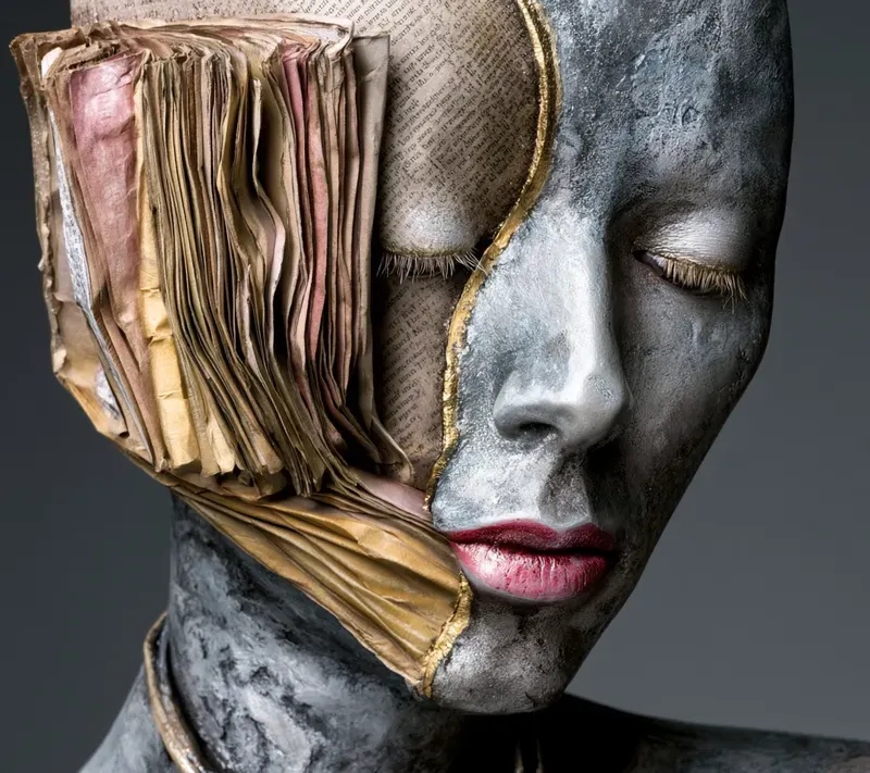 Hyperrealistic Surreal Dark Portrait Art