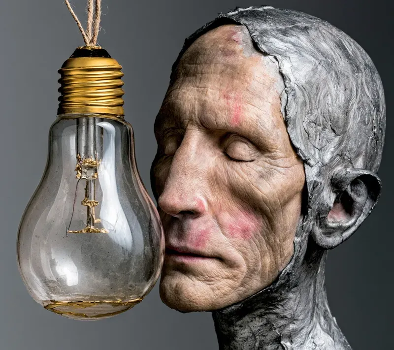 Hyperrealistic Surreal Dark Portrait Art