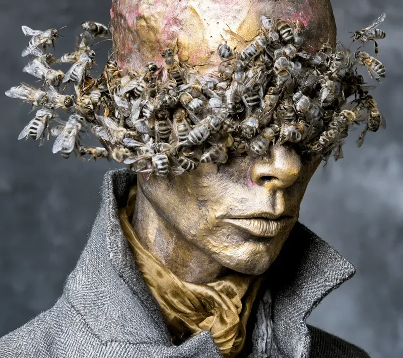 Hyperrealistic Surreal Dark Portrait Art