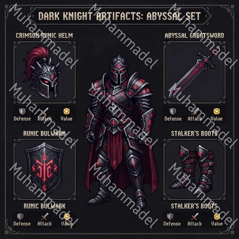 Pixel Art Equipment Loadout Sheets