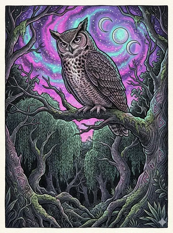 Psychedelic Ink Fantasy Illustrations