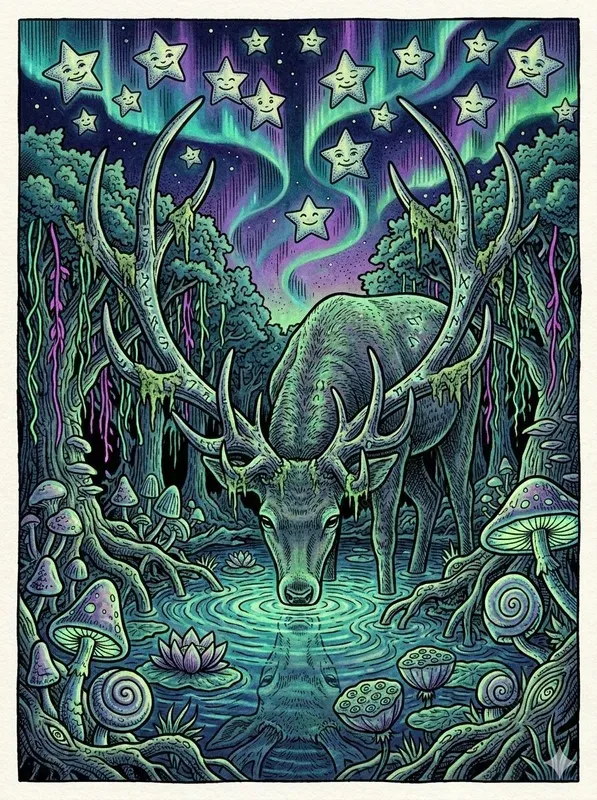 Psychedelic Ink Fantasy Illustrations