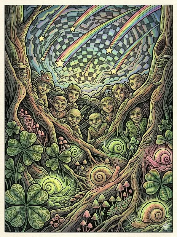 Psychedelic Ink Fantasy Illustrations