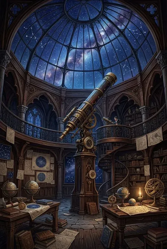 Gothic Dark Academia Interiors