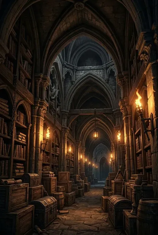 Gothic Dark Academia Interiors