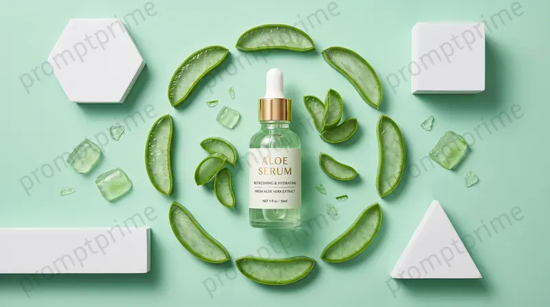 Flat Lay Cosmetic Mockup Photos