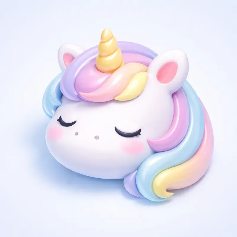 Cute Glossy 3D Emoji Icons
