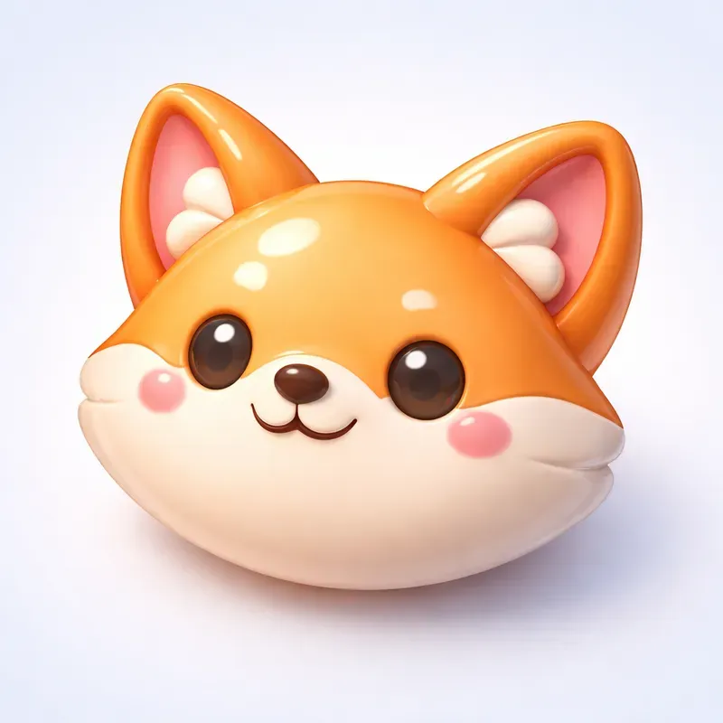 Cute Glossy 3D Emoji Icons