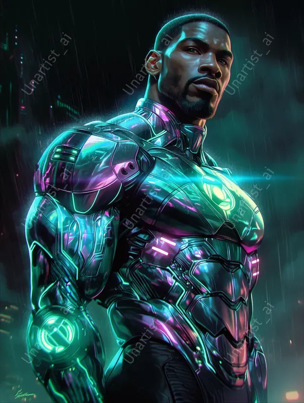 Cyberpunk Comic Character Portraits
