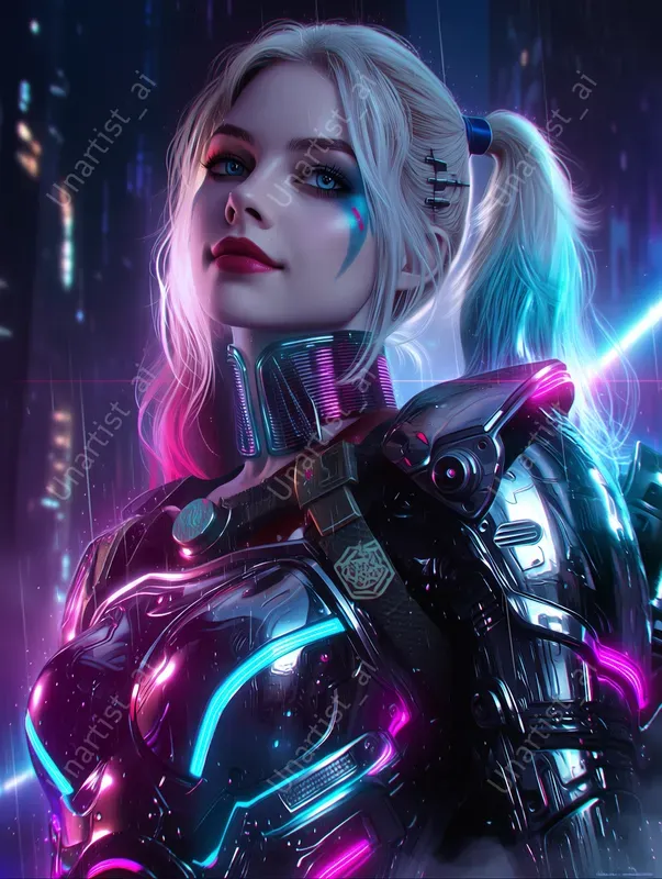 Cyberpunk Comic Character Portraits
