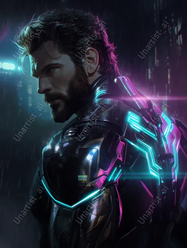 Cyberpunk Comic Character Portraits