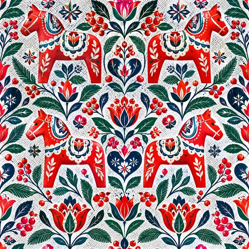 Whimsical Winter Nordic Folk Art Bundles